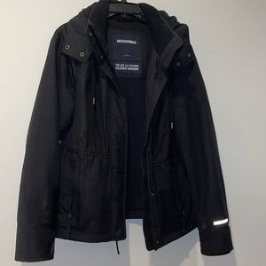 Navy Abercrombie Coat